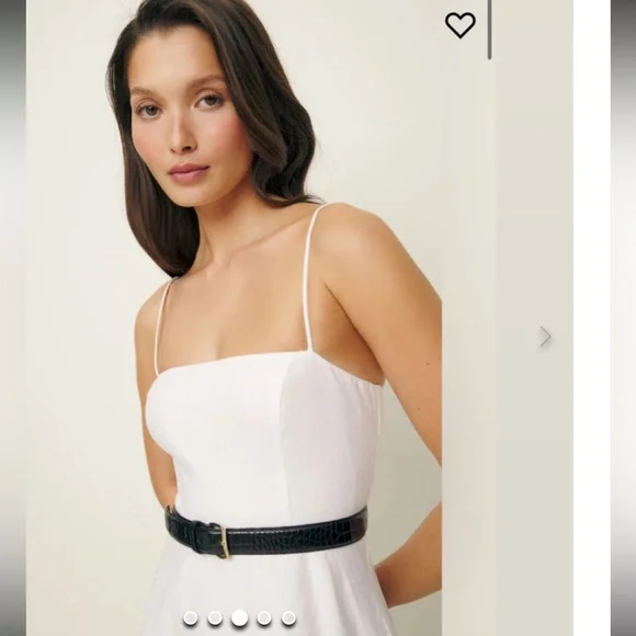 Reformation Monette Dress White size 4 - Picture 5 of 7